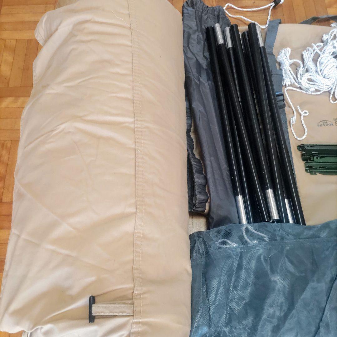 美品！BUNDOK SOLO TIPI 1TC&二股ポールセット