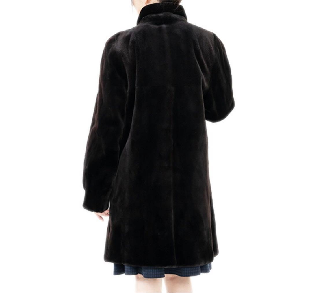 新品　SAGA シェアードミンク ロングコート