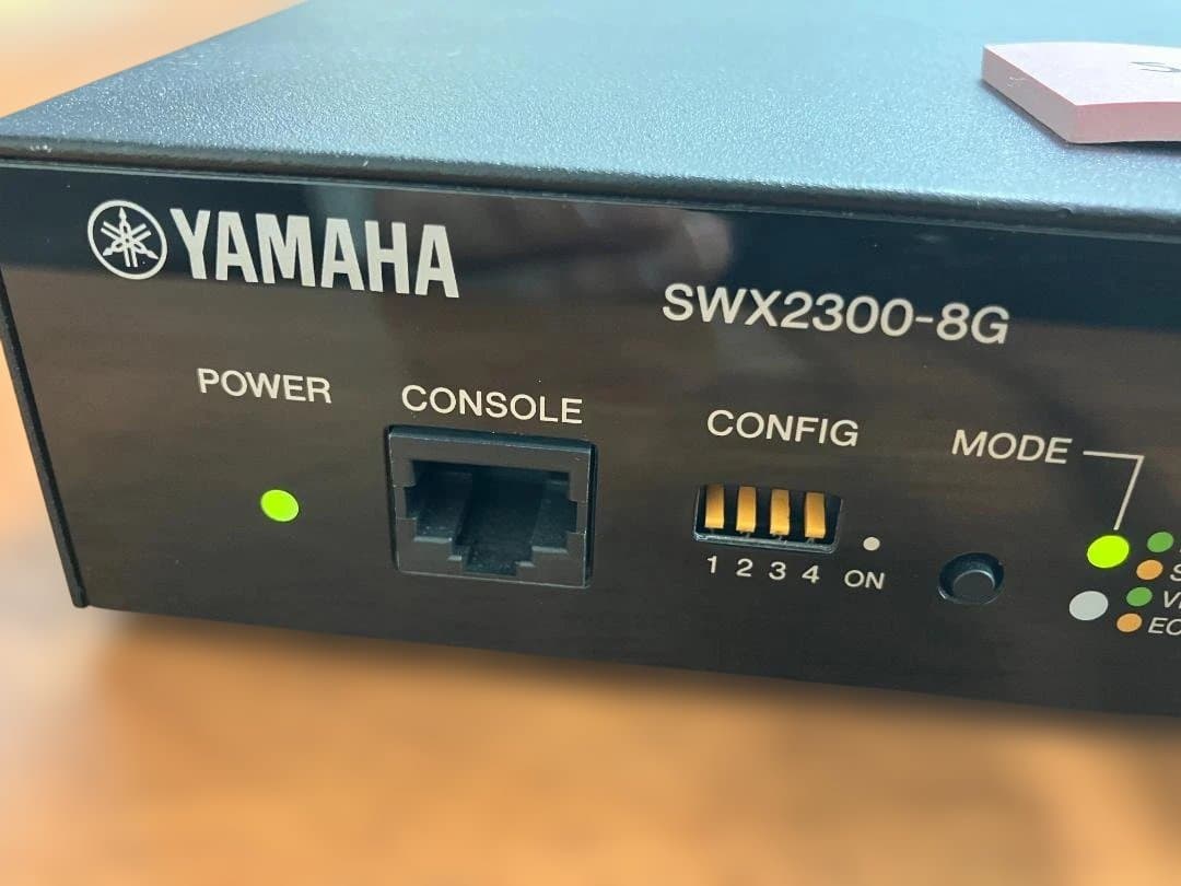 YAMAHA SWX2300-8G L2スイッチ②