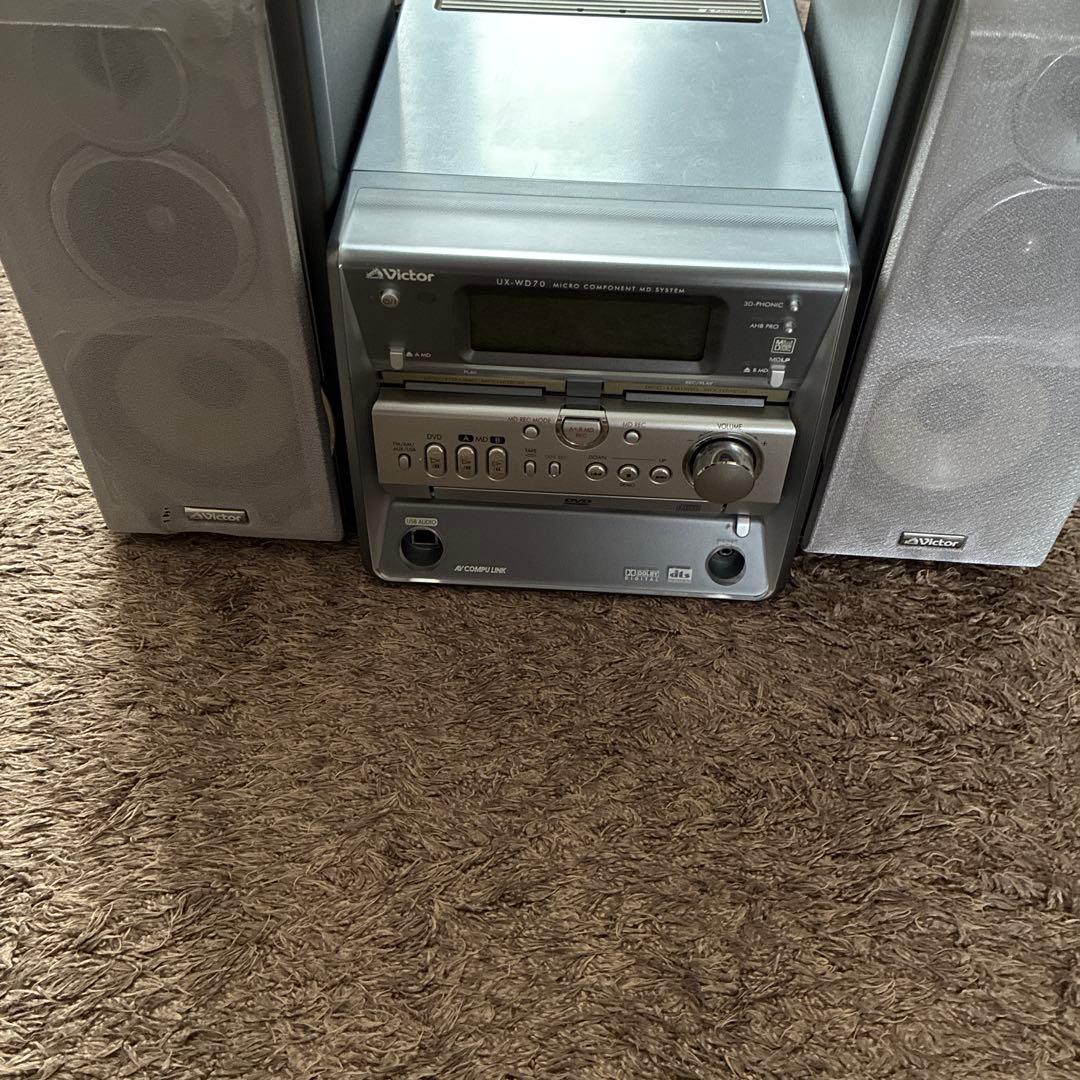 【美品】UX-WD70 マイクロコンポーネントMDシステム