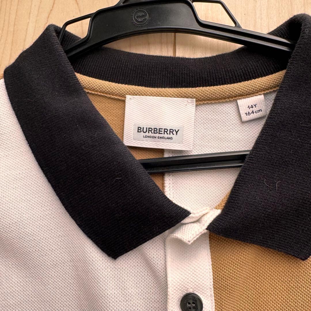 バーバリーポロシャツ　14Y 美品　レディース可