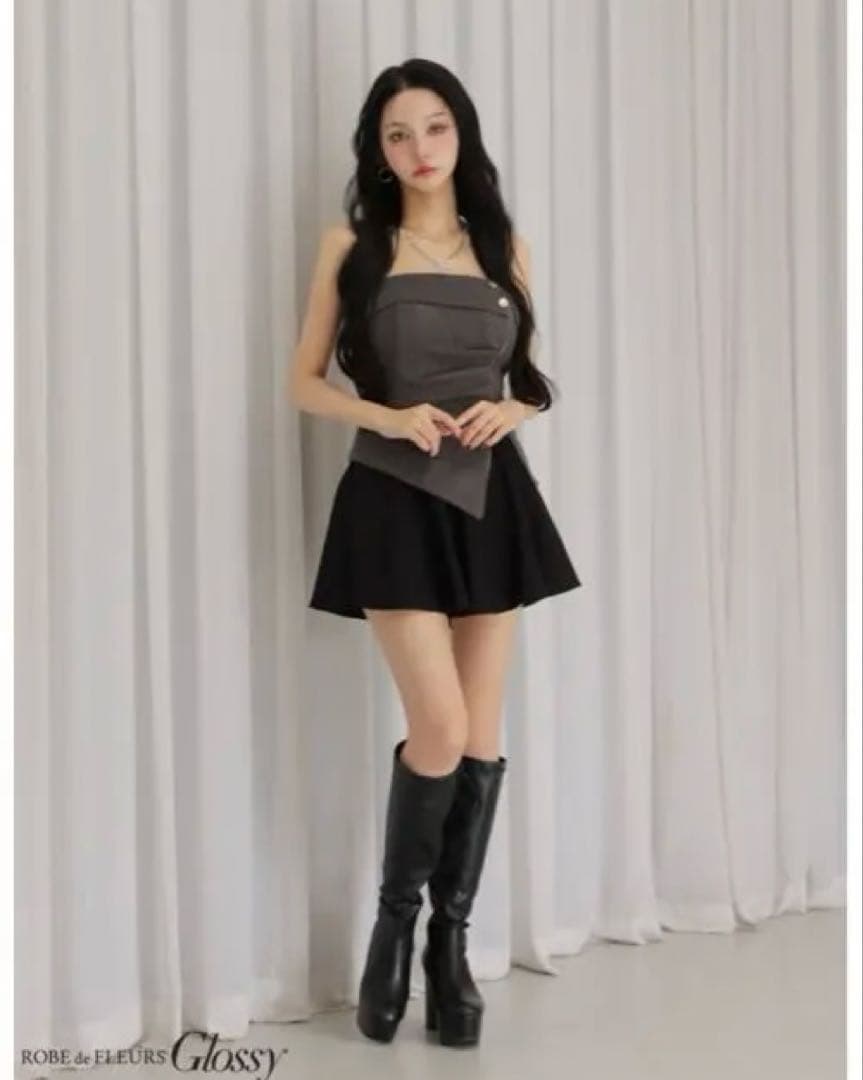 Glossy ROBE de FLEURS キャバドレス セットアップ