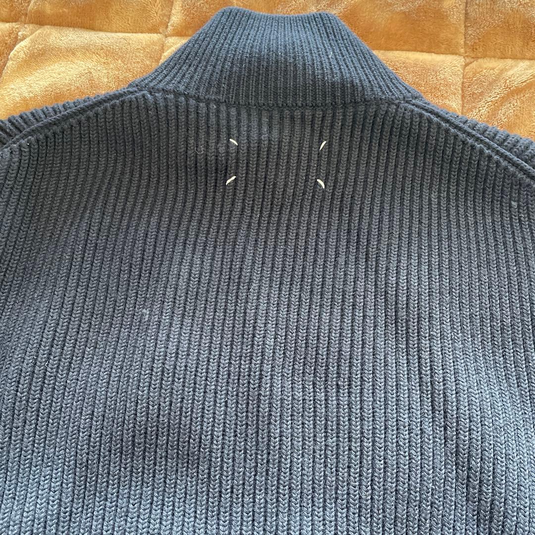 Maison Margiela ドライバーズニット　Mサイズ18aw 紺色