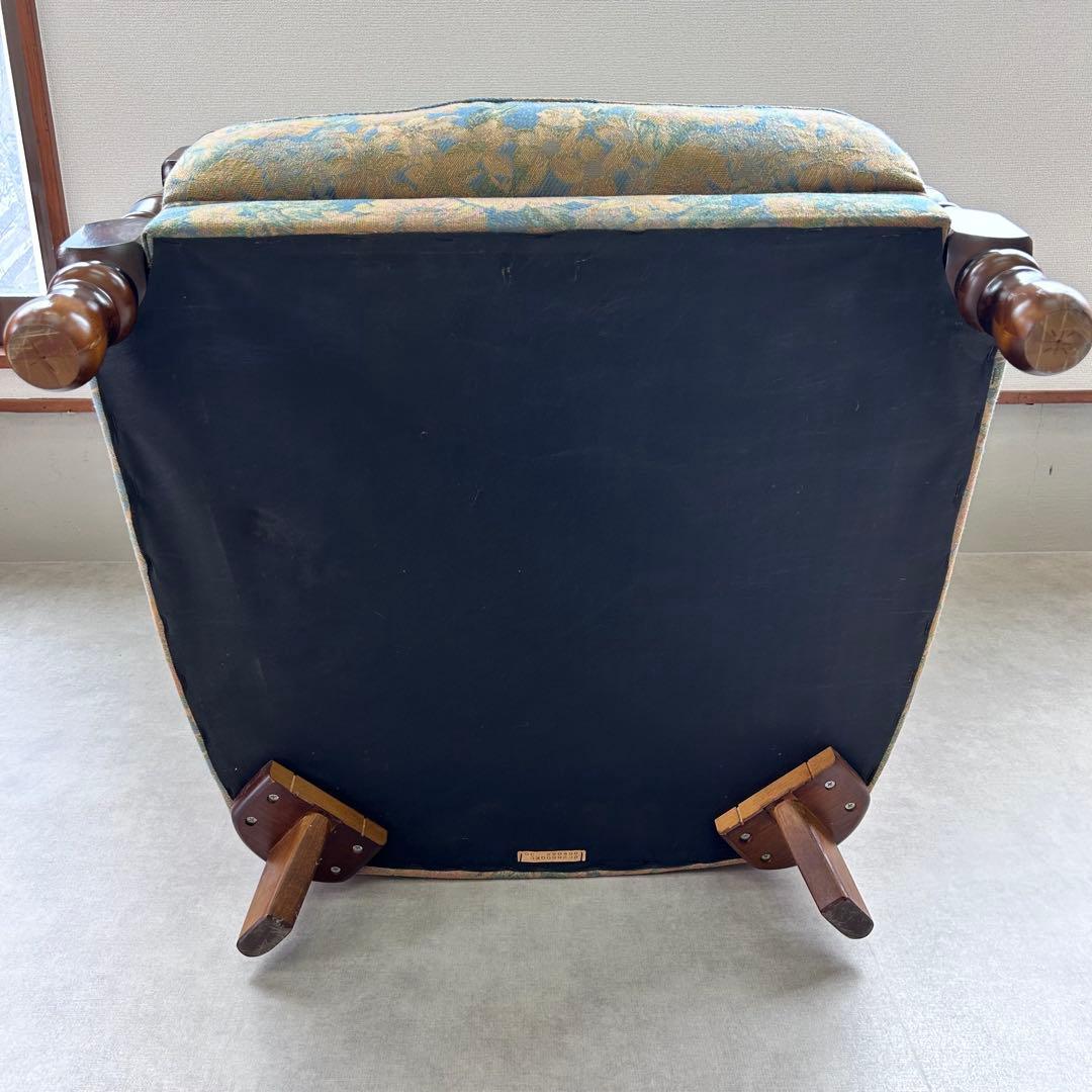 karimoku カリモク 1人掛けソファ レトロ 家具 アンティーク