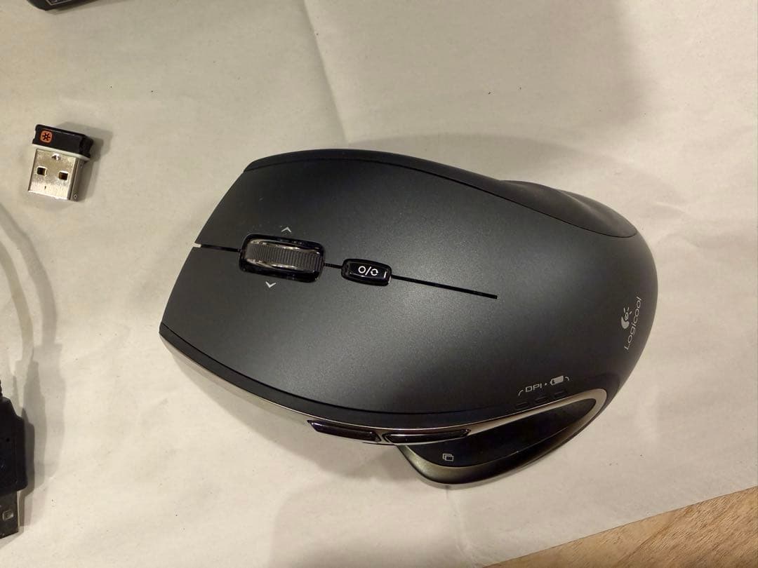 【極美品】ロジクール M950t ワイヤレスマウス 新品エネループ,レシーバー付