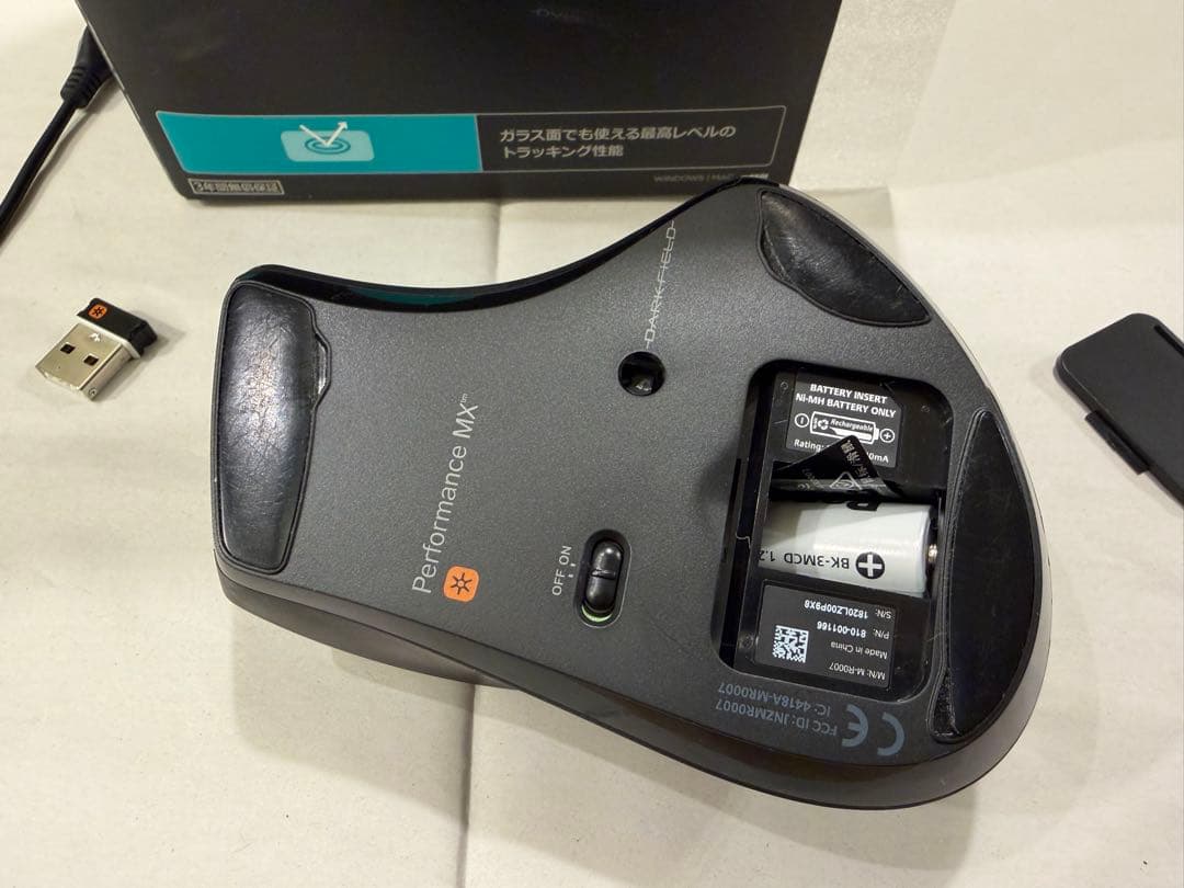 【極美品】ロジクール M950t ワイヤレスマウス 新品エネループ,レシーバー付