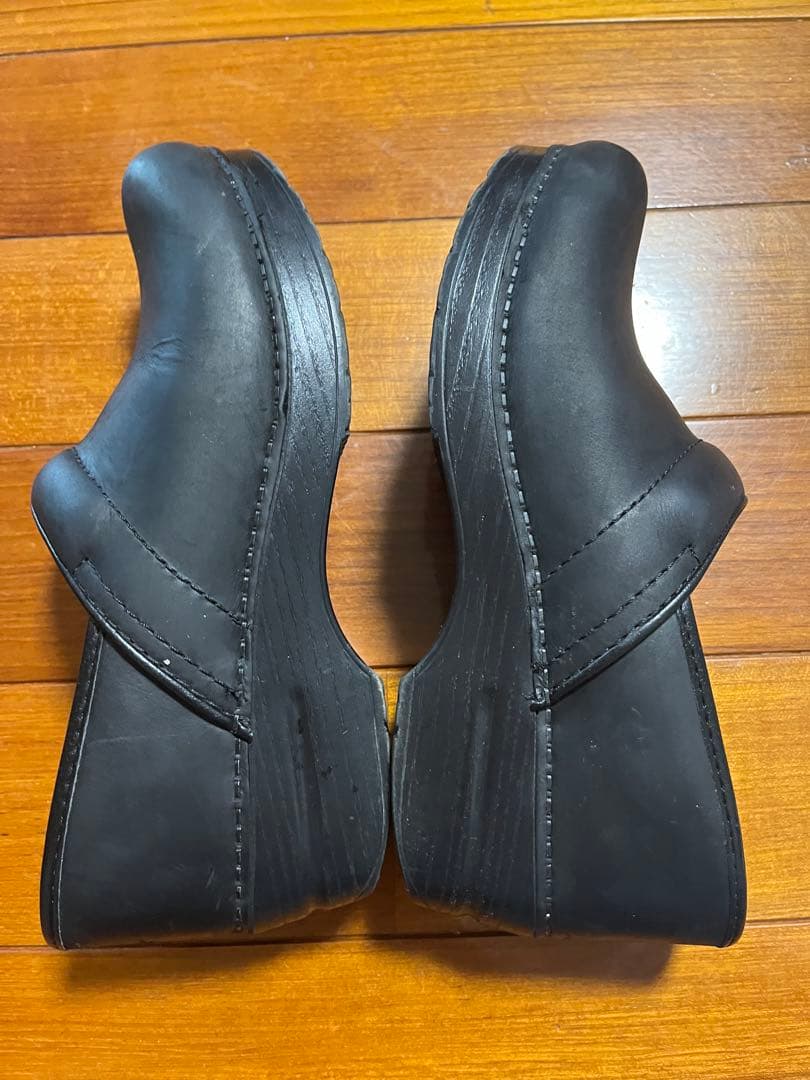 dansko ブラック サボサンダル　黒　38