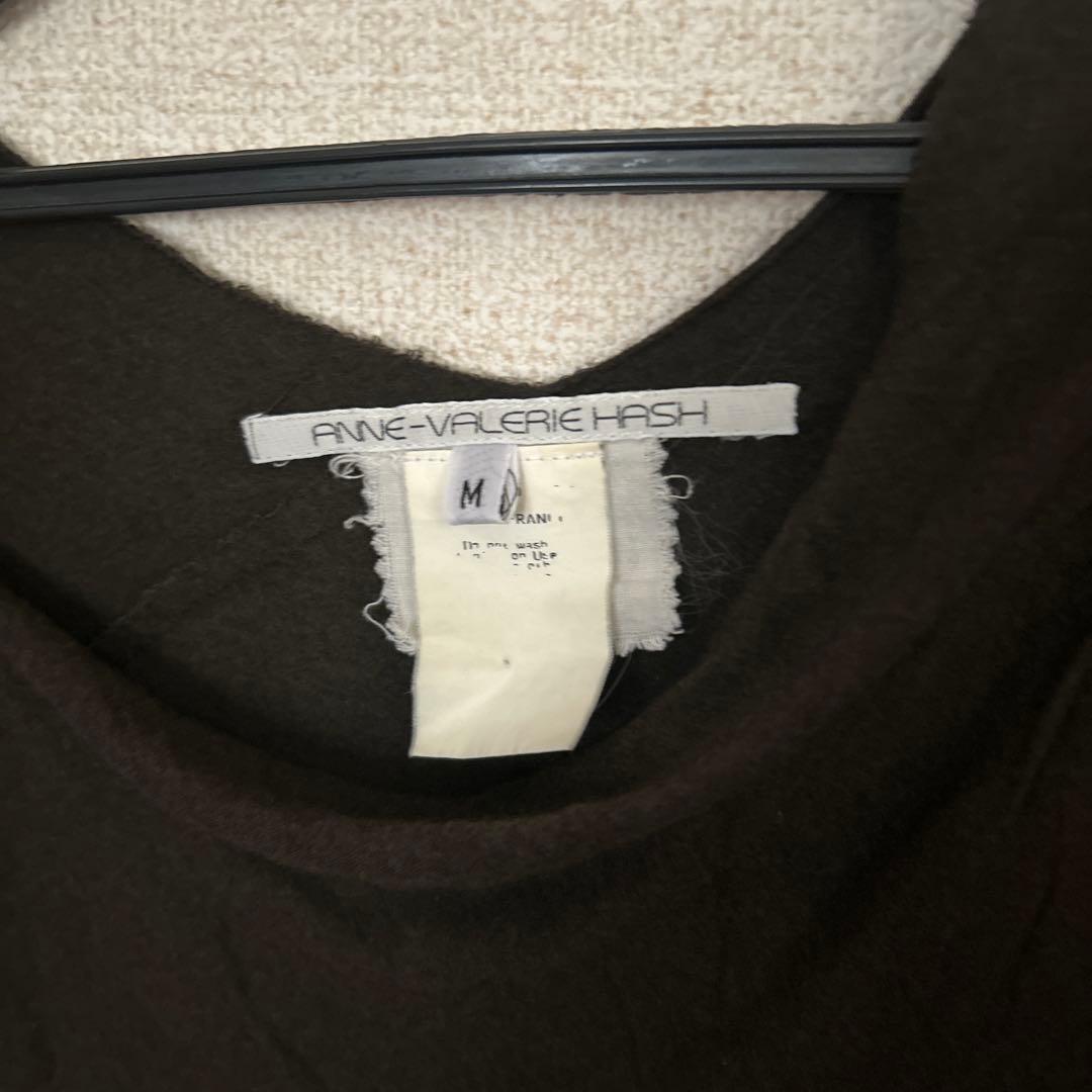 ANNE-VALERIE HASH ブラウン 長袖 カットソー M