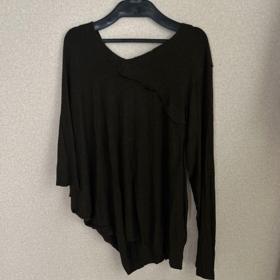 ANNE-VALERIE HASH ブラウン 長袖 カットソー M