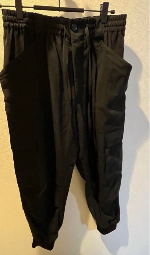 Y-3 ブラック サルエルパンツ XS/ITP