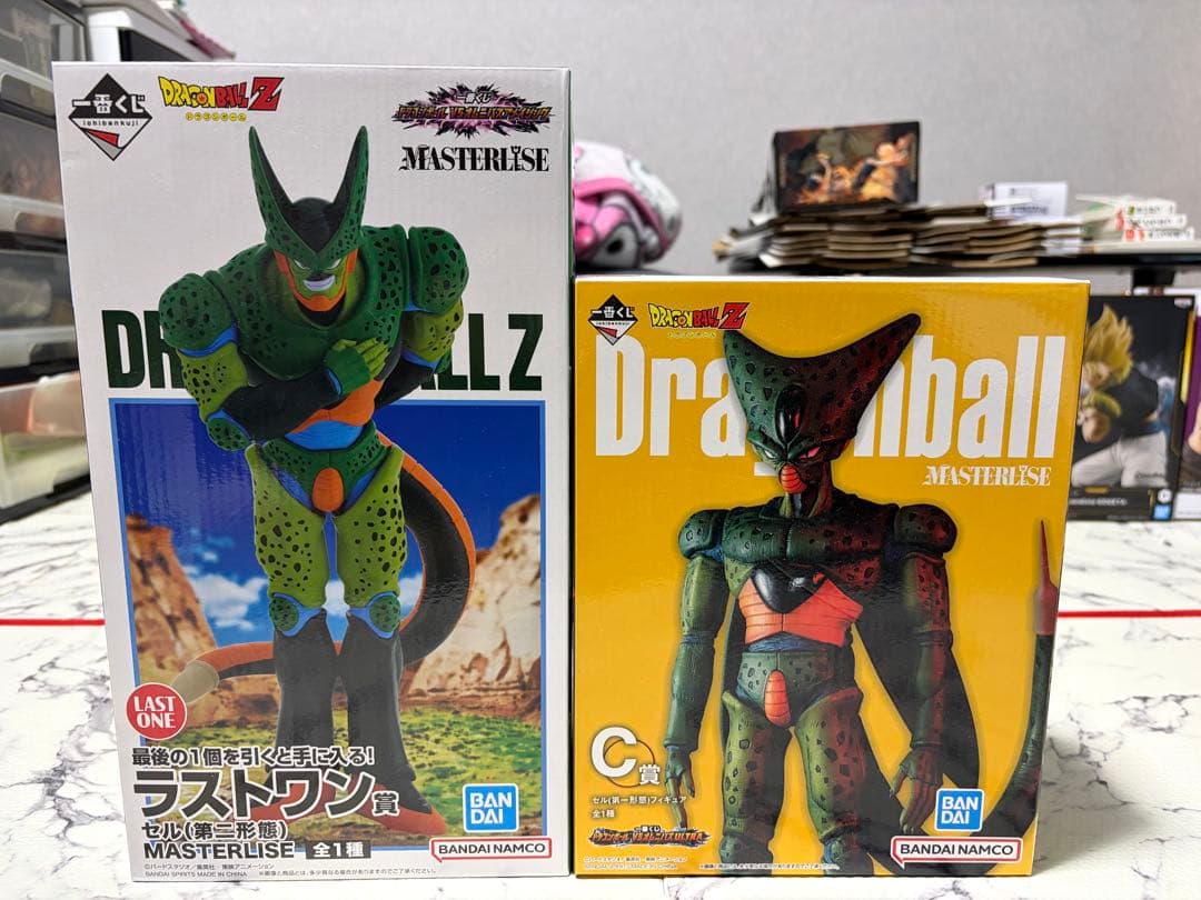 一番くじ ドラゴンボール セル 第1形態・第2形態 フィギュア