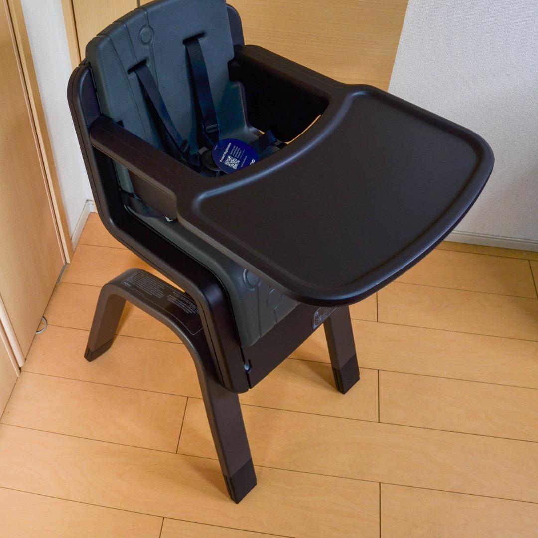 断捨離中⭐️みれい【未使用品・美品】NUNA zaaz ブラック ハイチェア