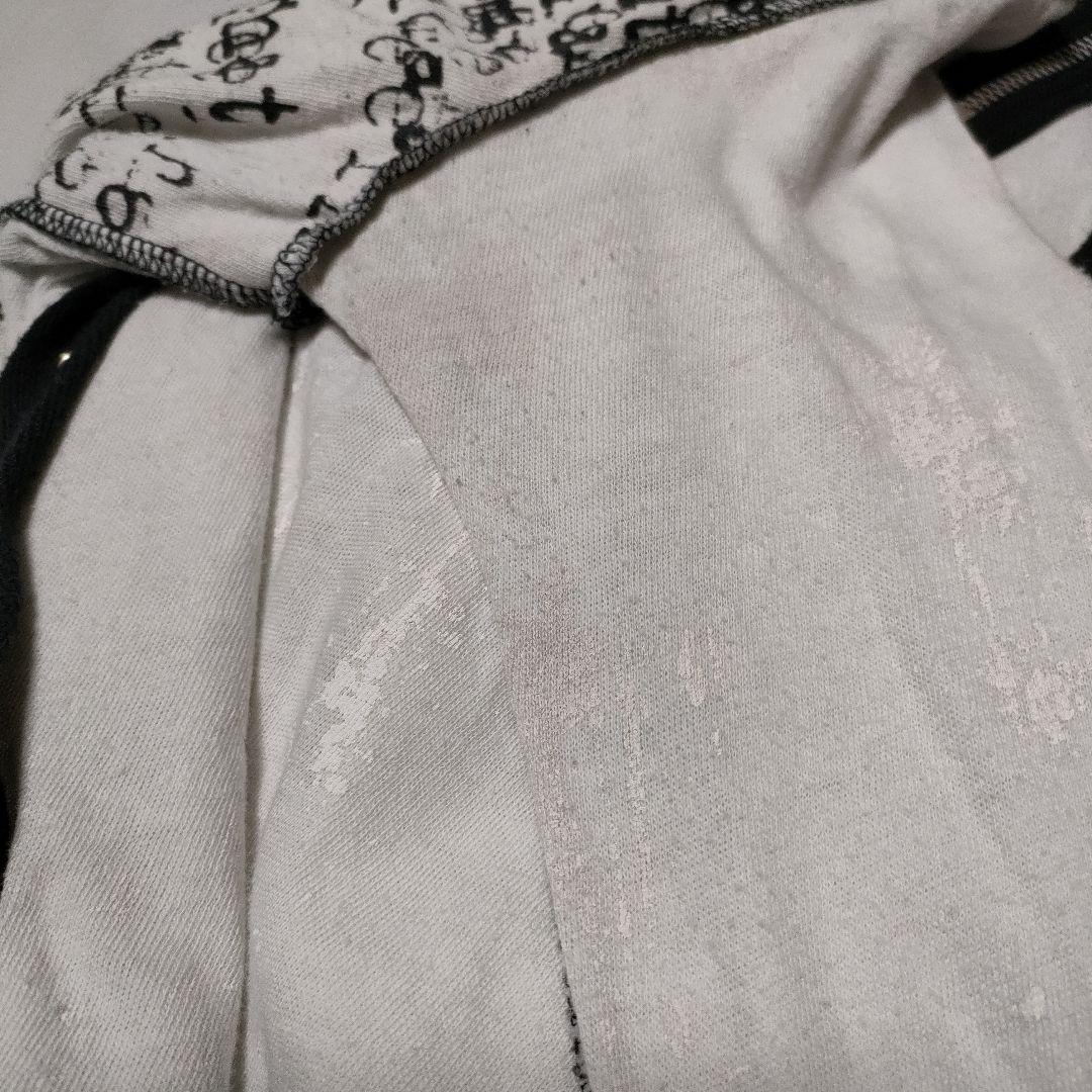 普*9様 h.NAOTO 白 ANARCHY 拘束 紐 スカル 長袖 トップスカ