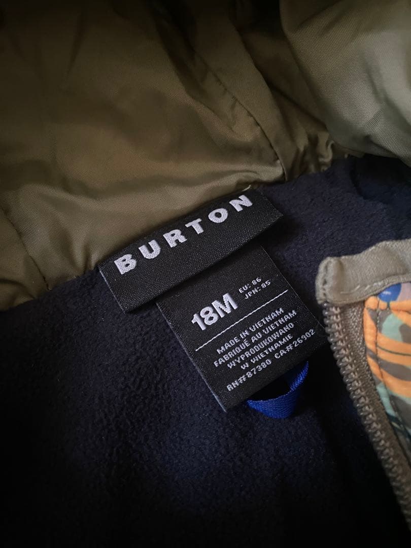 ベビー Burton バディー バンティングスーツサイズ　85