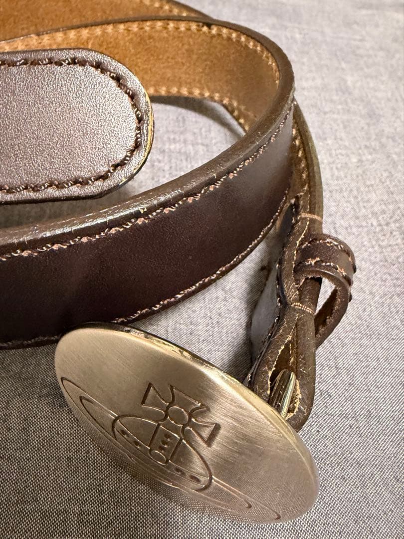 ヴィヴィアン・ウエストウッド★オーブバックル★レザー ベルト★