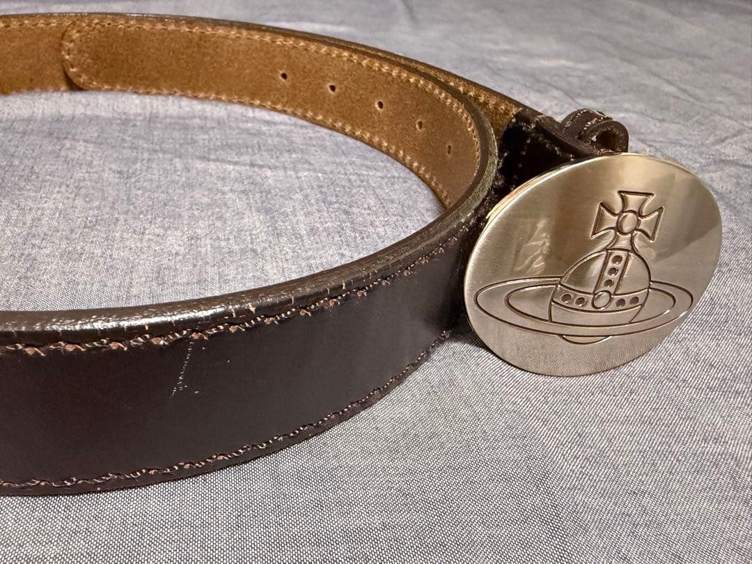 ヴィヴィアン・ウエストウッド★オーブバックル★レザー ベルト★