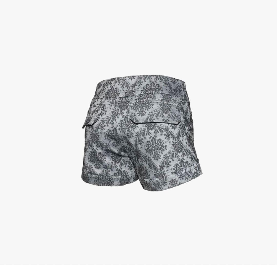 パンツ theredthread S v-cut mini shorts gray S