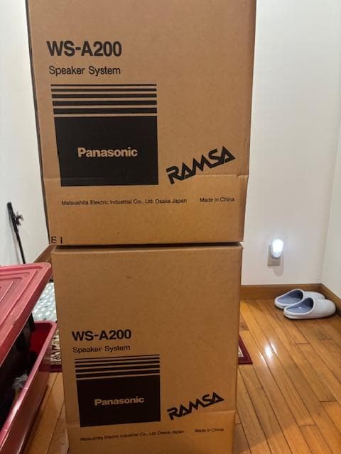 「1台の価格です」　Panasonic WS-A200 スピーカーシステム
