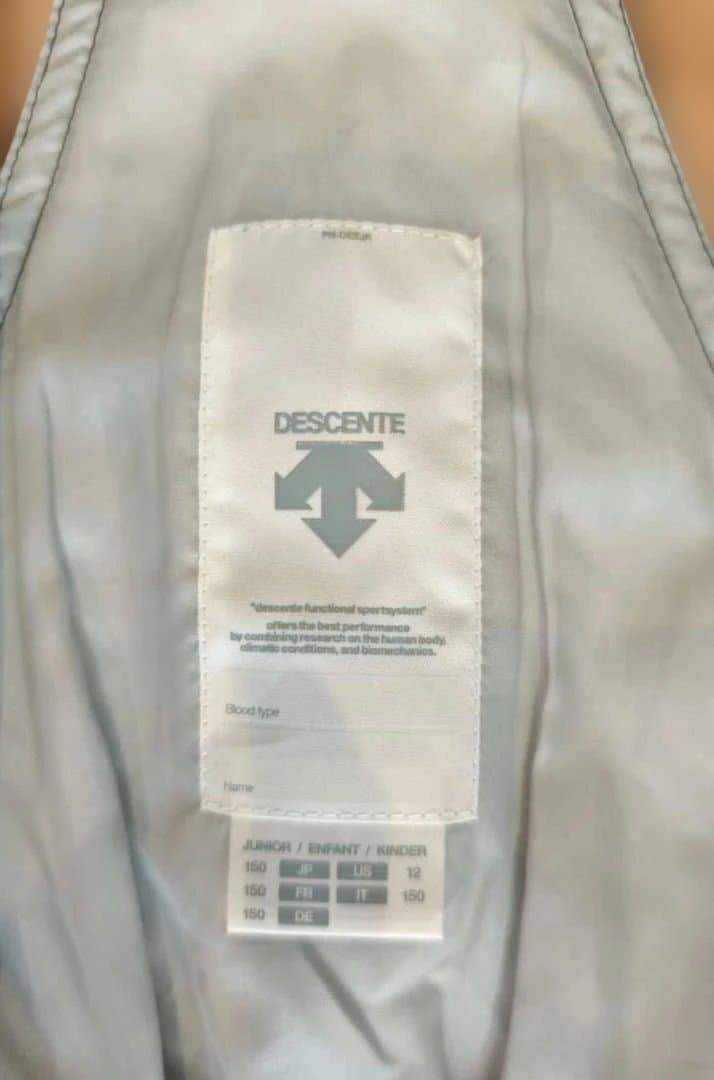 DESCENTE デサント 子供用 スキーウェア レッド/ブラック