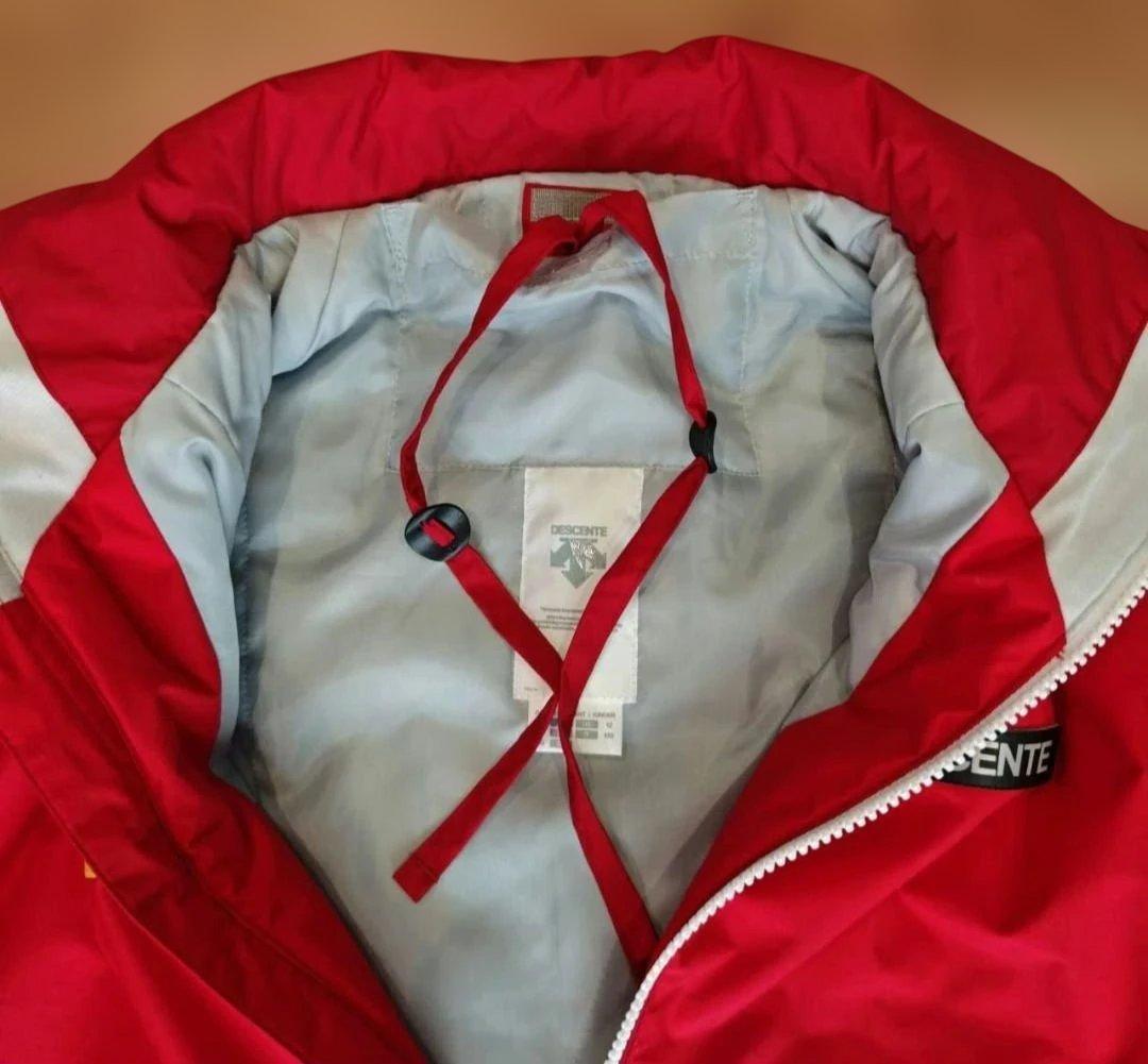 DESCENTE デサント 子供用 スキーウェア レッド/ブラック