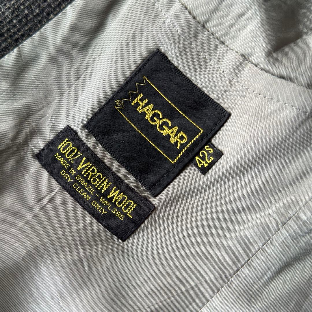 70s ブラジル製 HAGGAR ツイードジャケット 42-SHORT