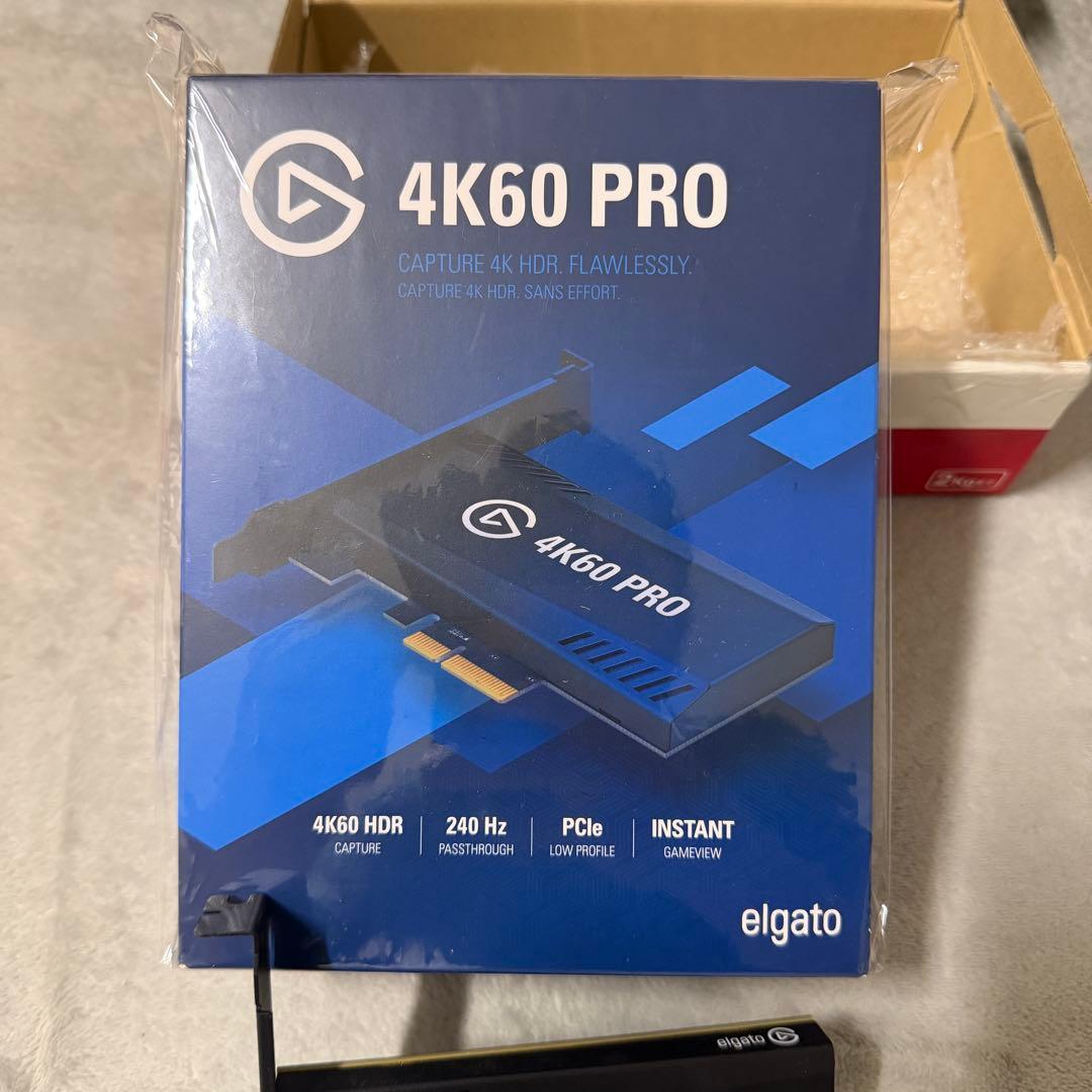 ビデオキャプチャー・キャプチャーボード elgato GAME CAPTURE 4K60 PRO MK.2 BLACK