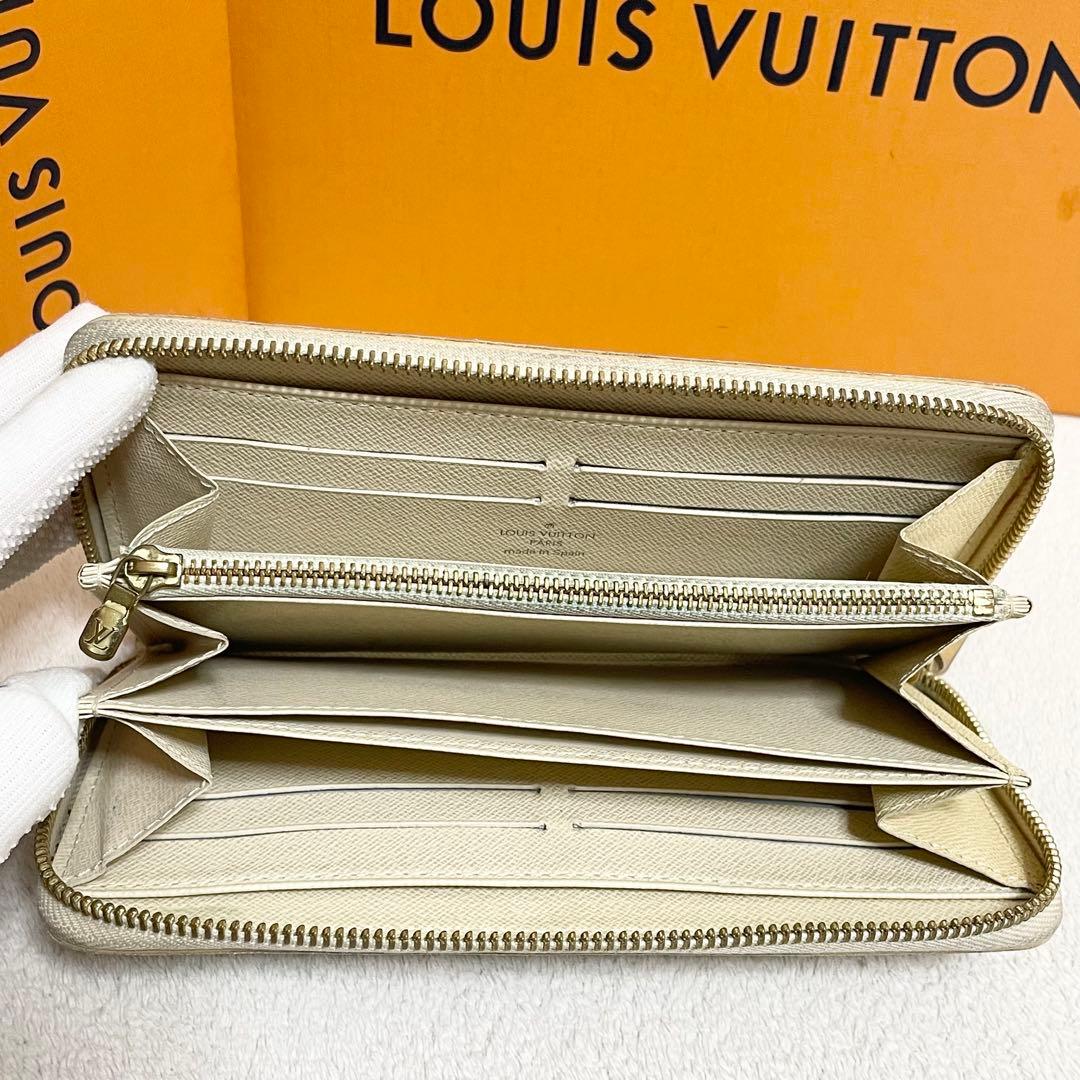 ルイヴィトン　長財布　ダミエアズール　ジッピーウォレット　ラウンドファスナー