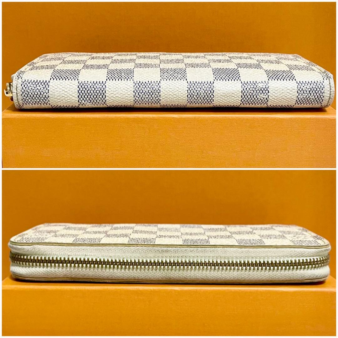 ルイヴィトン　長財布　ダミエアズール　ジッピーウォレット　ラウンドファスナー