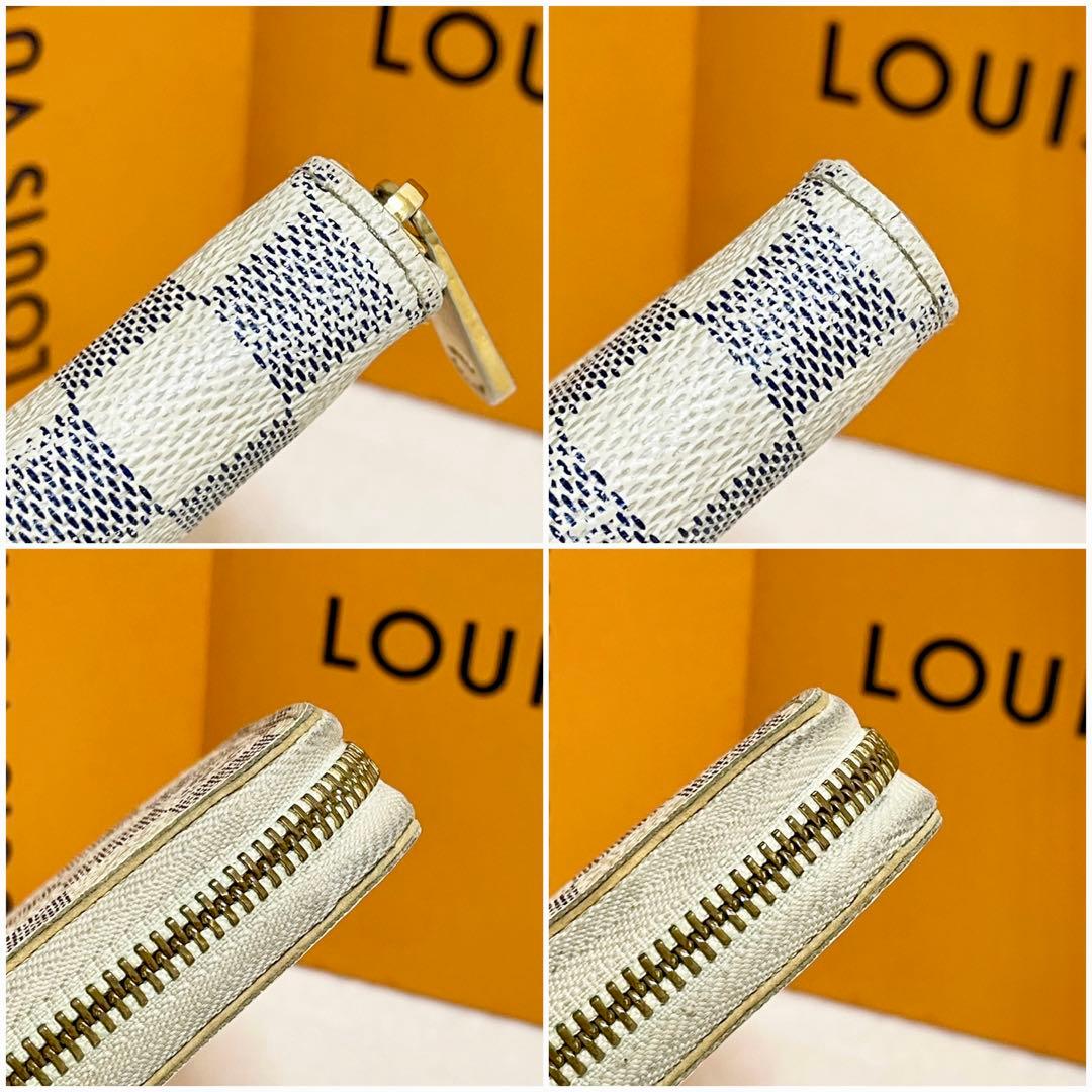 ルイヴィトン　長財布　ダミエアズール　ジッピーウォレット　ラウンドファスナー