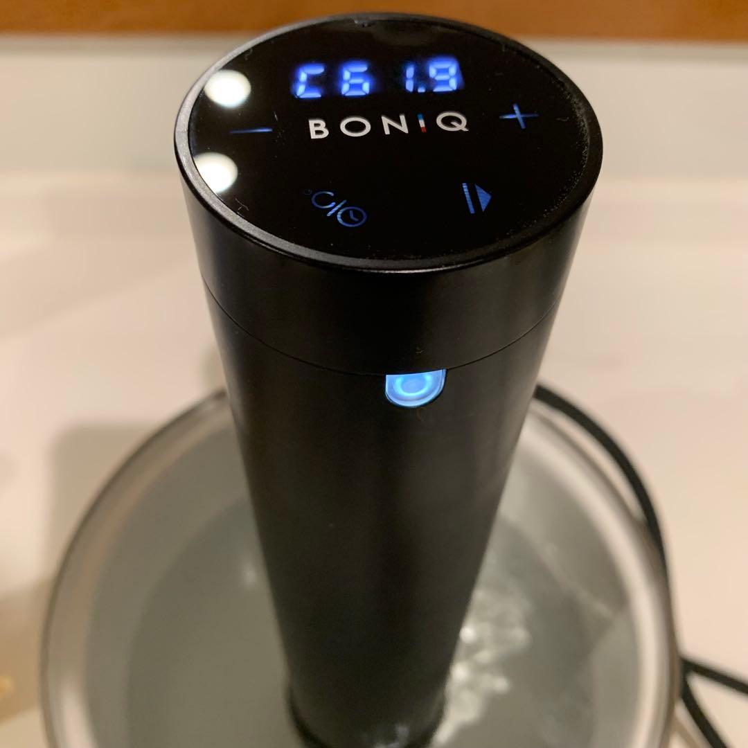 ボニーク BONIQ 2.0 低温調理器 BNQ-10 黒 無印の湯煎調理袋付