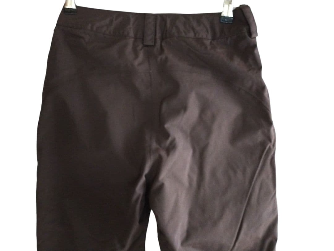 【高機能 極美品】US ノースフェイス HYVENT スノーパンツ 茶 XS