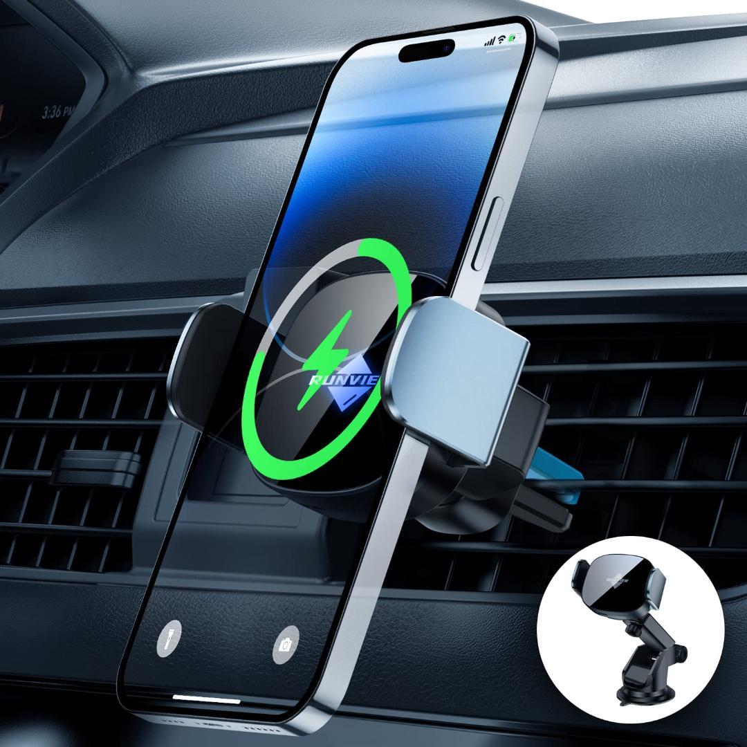 ☆充電スマホホルダースタイリッシュ、車内の最適アイテム