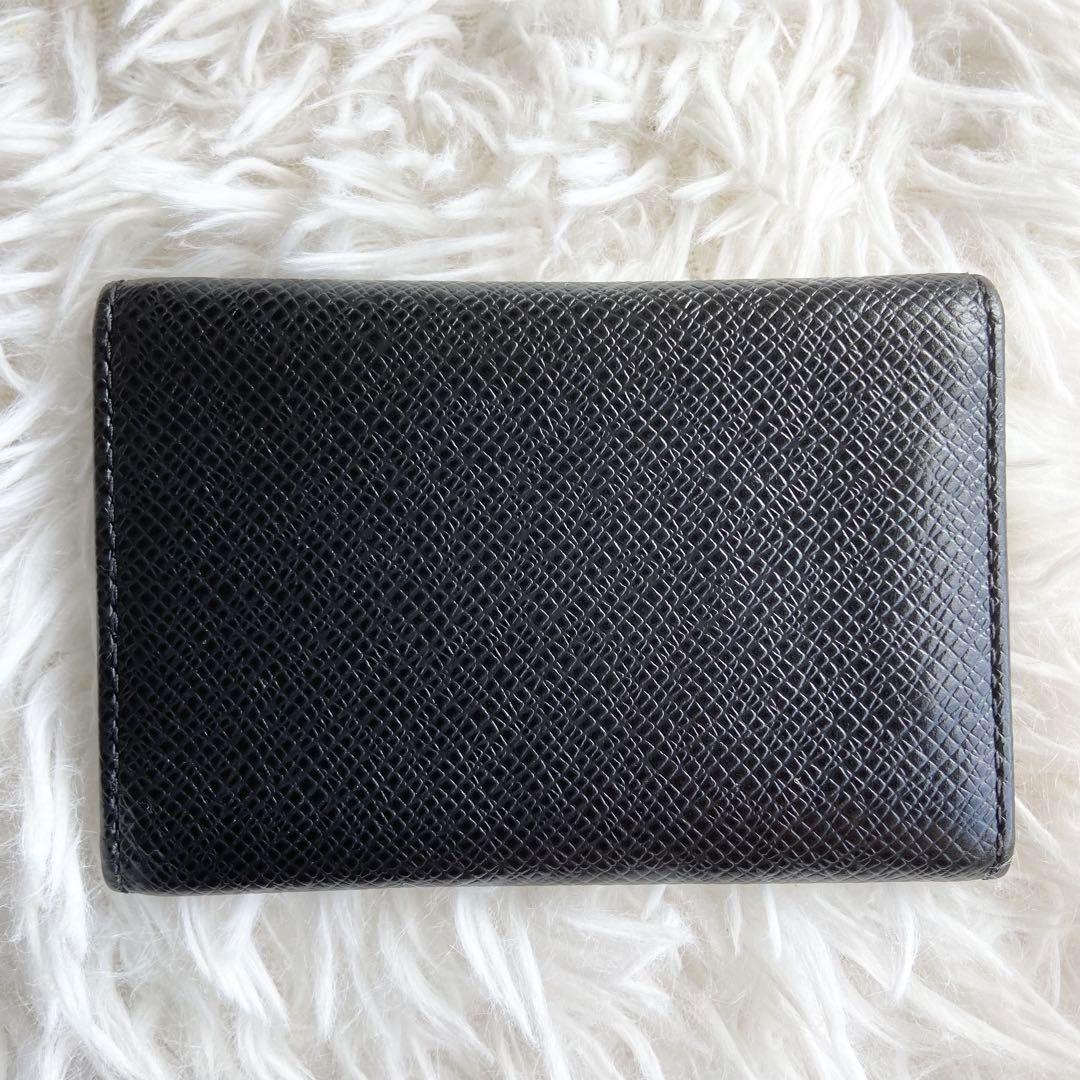 極美品 ルイヴィトン タイガ ミュルティクレ6 キーケース レザー 黒