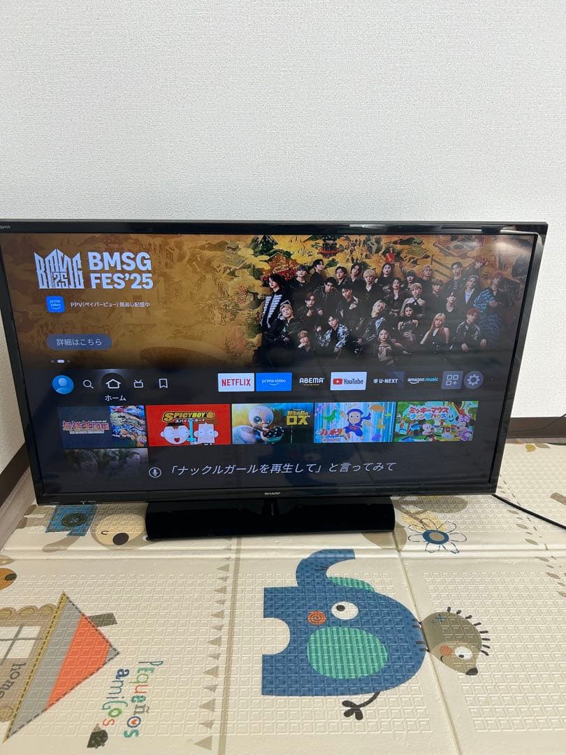 シャープ AQUOS 40V型 液晶テレビ 2T-C40AE1 BCASカード付