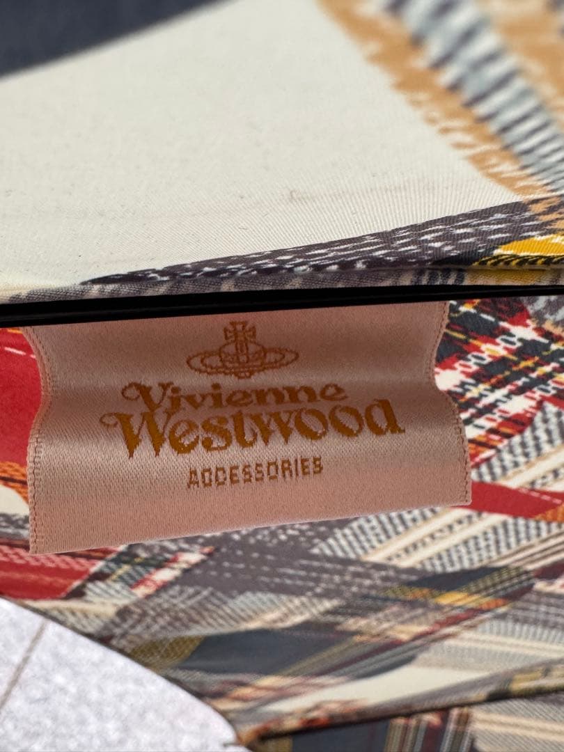 ヴィヴィアン 長傘 竹製ハンドル 美品 オーブ柄