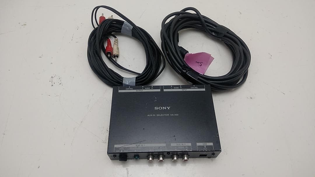 ま*ふ様 ソニー　unilink付ヘッドユニット用AUX入力アダプター　XA-3