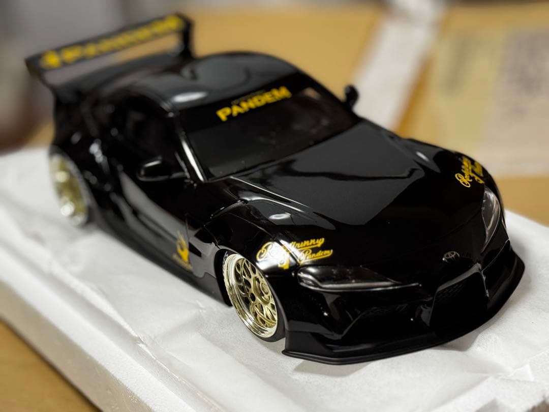 PANDEM GRスープラ V1.0 ブラック 1/18 TOP SPEED