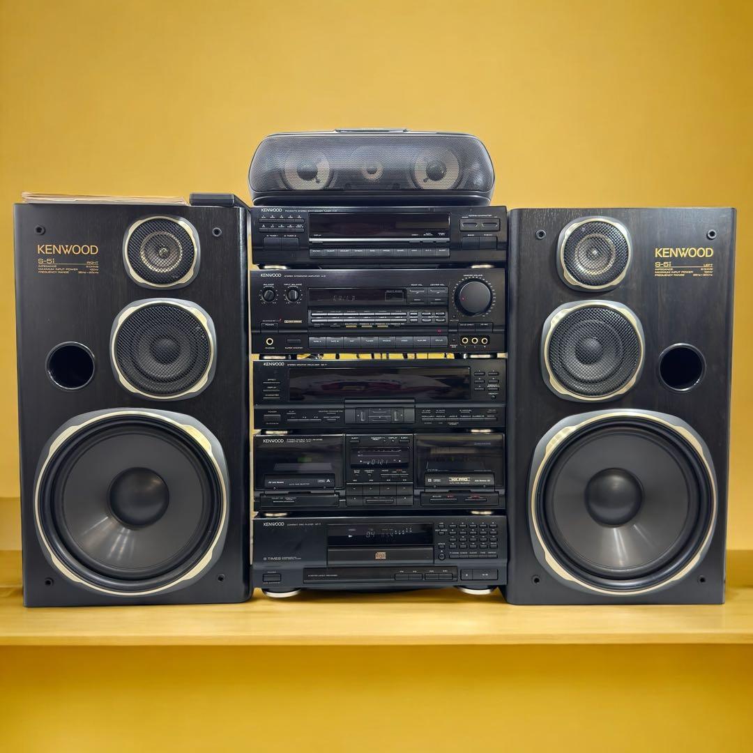 KENWOOD ROXY J5 システムコンポ 取説 リモコン付 動作現状品