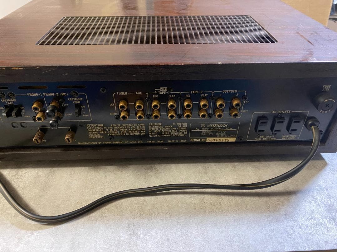 Victor ビクター P-L10 プリアンプ