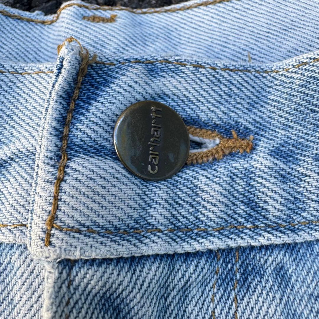 Carhartt Denim ダブルニー “ICE BLUE” W32