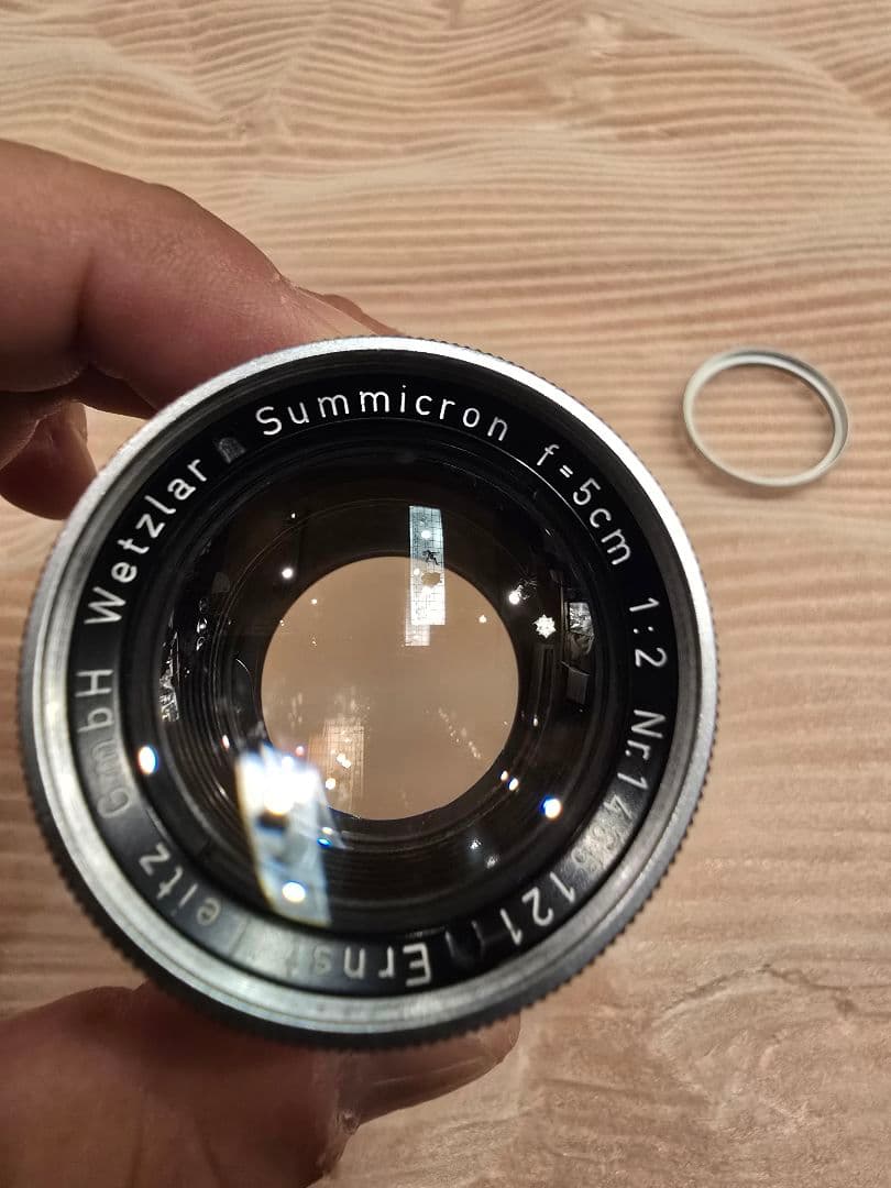 【美品】ライカ LEICA ズミクロン 50mmF2 M 固定　初代