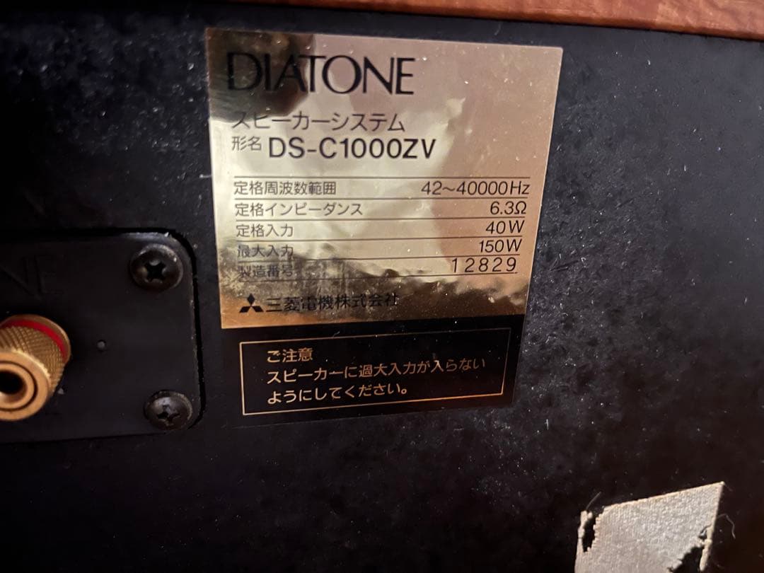 DIATONE DS-C1000ZV センタースピーカー