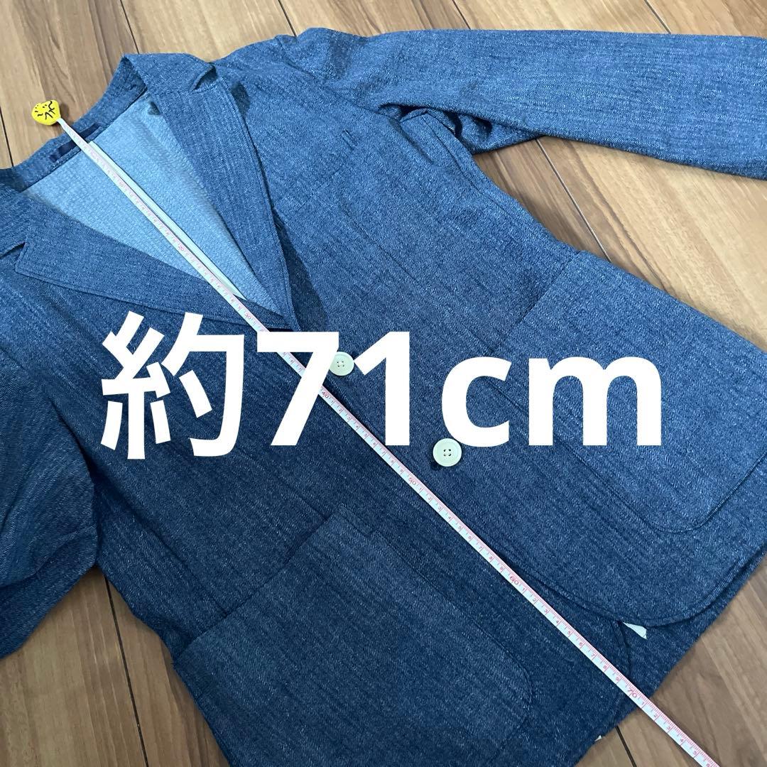 BEAMS デニムプリント シアサッカー 2ボタン ジャケット パンツ　セット