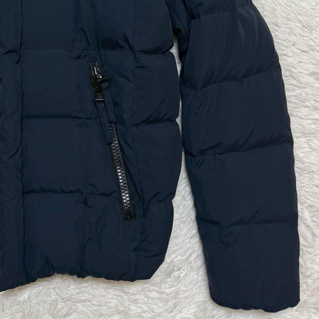 美品✨ナノユニバース 西川ダウン カグラジャケット 2way ダブルジップ 濃紺