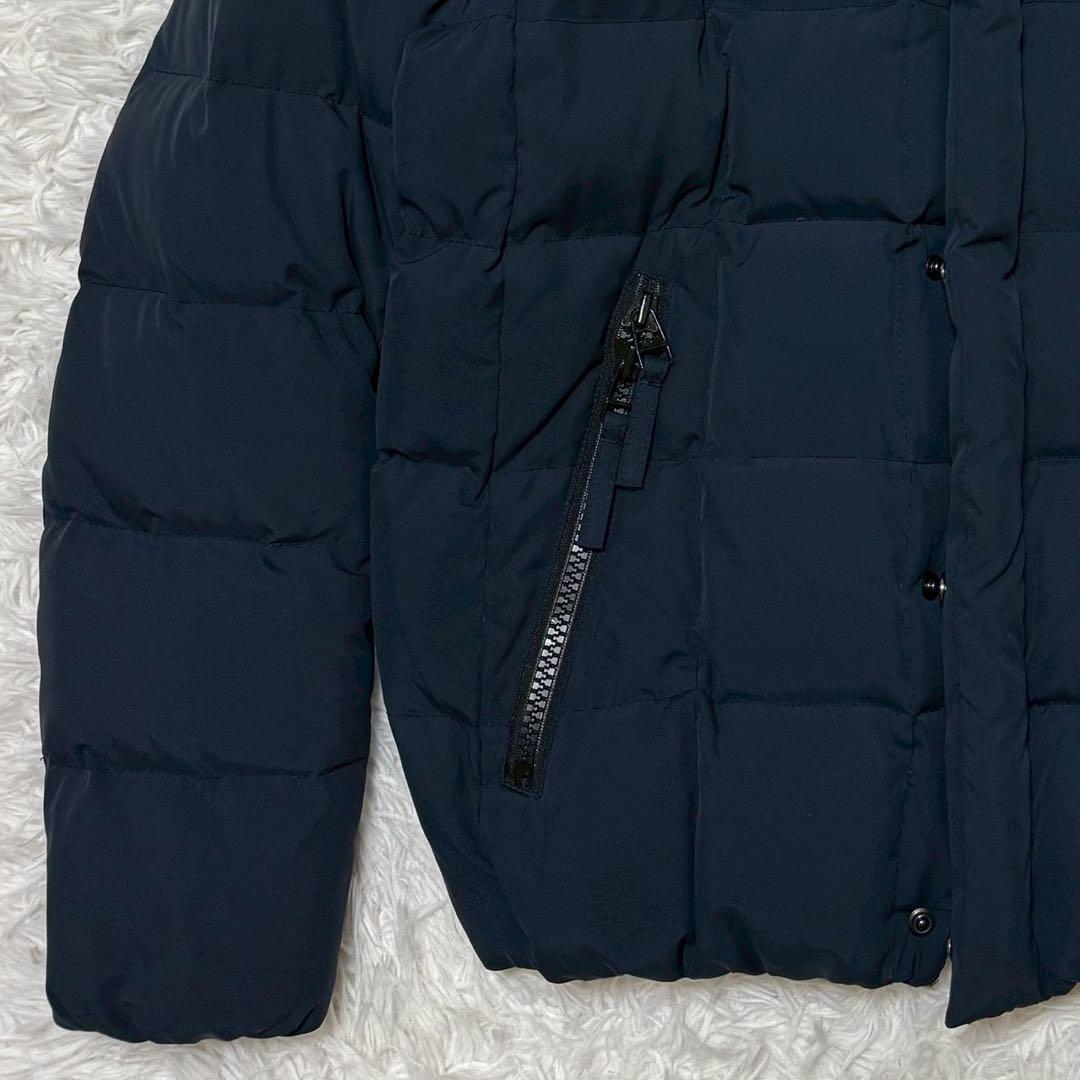 美品✨ナノユニバース 西川ダウン カグラジャケット 2way ダブルジップ 濃紺