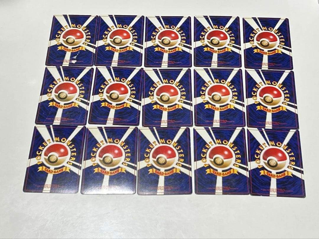 キラカード　15枚　旧裏　ポケカ　傷あり