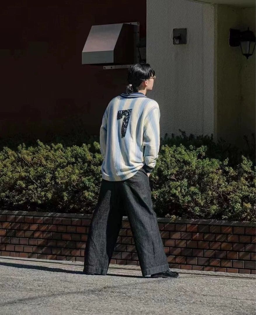 RICE NINE TEN ニット ロングスリーブ サッカー ジャージー ２