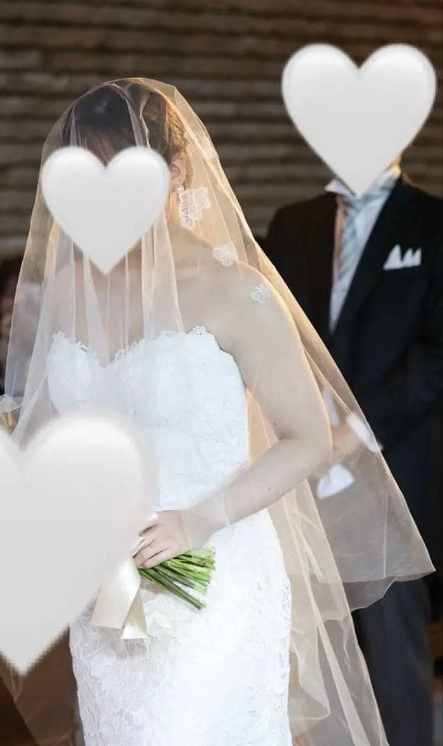 THE TREAT DRESSING ウェディングベール　蝶々　80×250