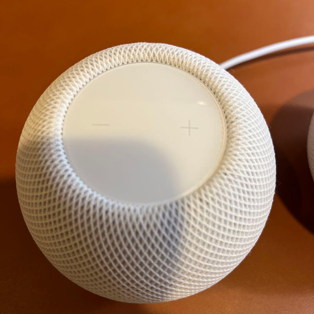 Apple Pod mini ホワイト 2個セット 美品 付属品完備