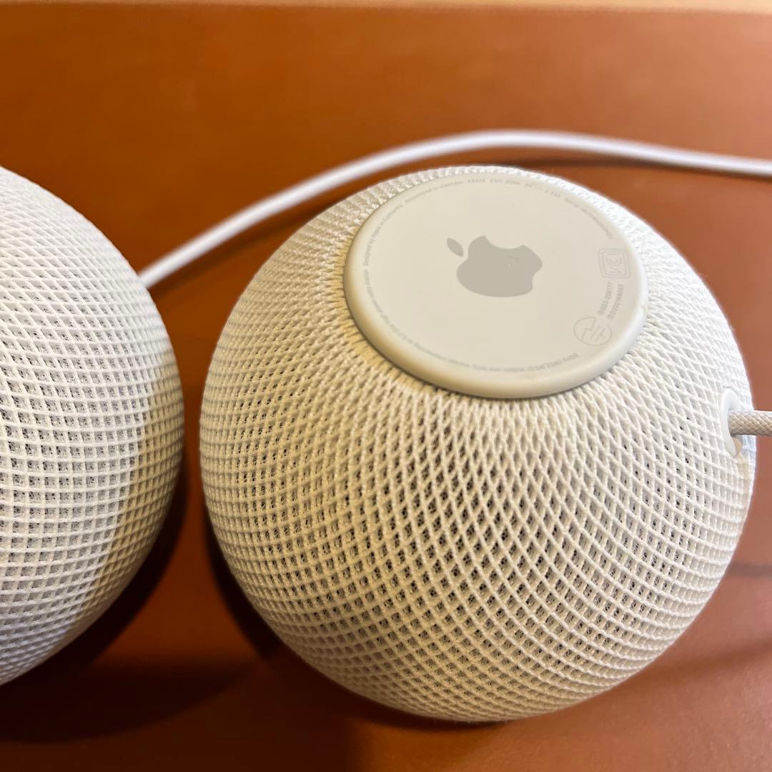 Apple Pod mini ホワイト 2個セット 美品 付属品完備